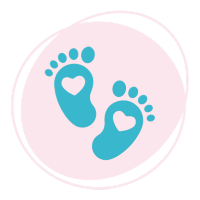 baby feet icon